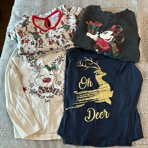Girls XS 4/5 christmas lot